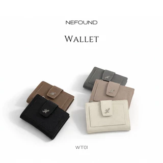 WT01 NEFOUND กระเป๋าเงินใบสั้น หนัง PU Premium