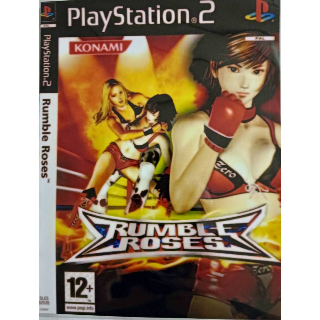 DVD แผ่นเกม Play Station 2 นักมวยปล้ำสาว WRESTLE RUMBLE ROSES