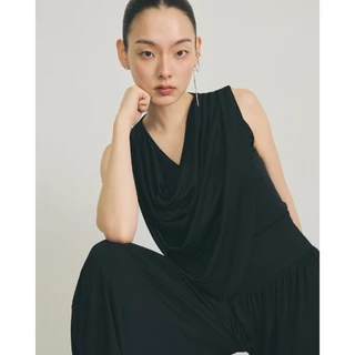 AOP Archive - Cowl Neck Top (มี2สี) เสื้อแขนกุด คอถ่วง