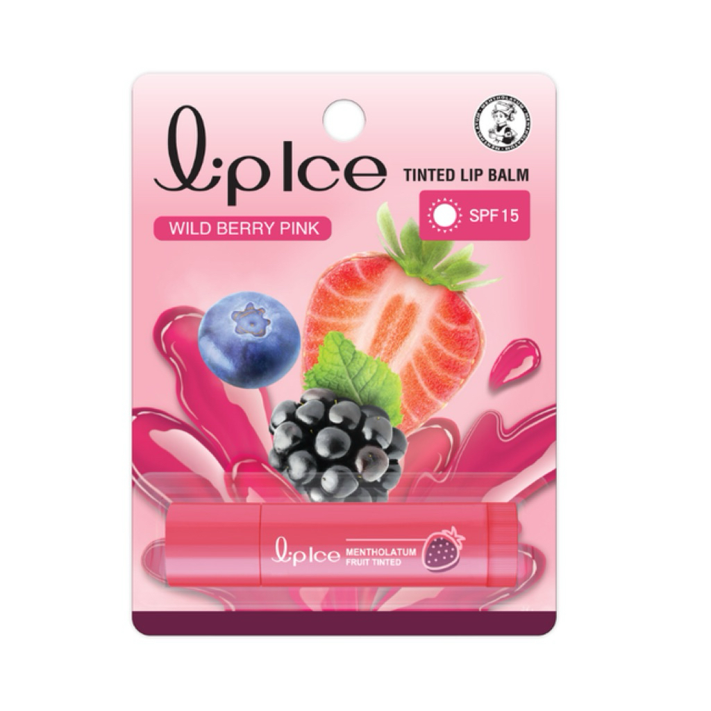 MENTHOLATUM LIPCARE Fruity Lipbalm Wild Berry Pink
