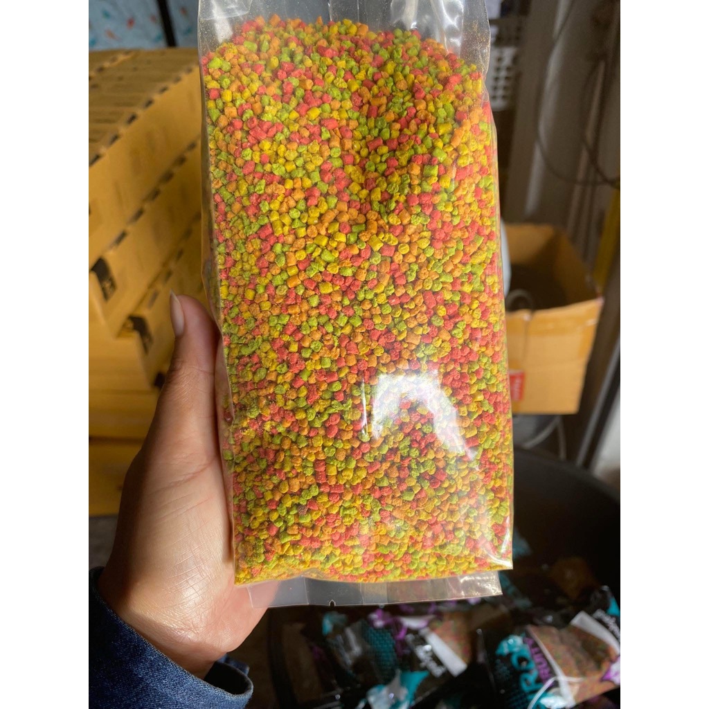 อาหารนกผลไม้รวมสุพรีมเอส S กลิ่นหอม ขนาด 500 กรัมเม็ดเล็ก นกทานดี✔️ 📌