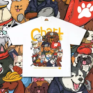 (เสื้อเฮียส่งออกภายใน1-2วัน) เสื้อชาติหมา ผ้า Cotton 100% ของแท้