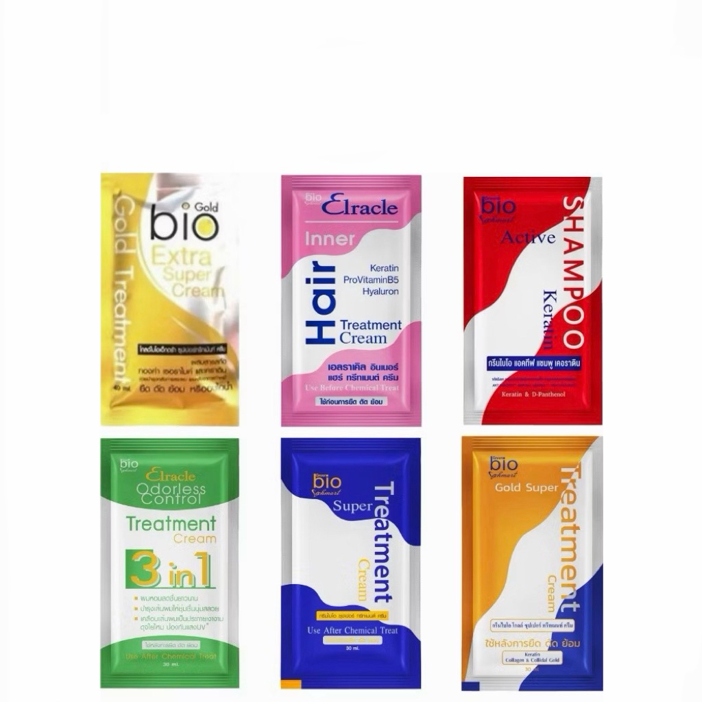 (ราคา 1 ซอง) ไบโอ ทรีทเม้นท์ผม / แชมพู  Vechmart Bio treatment