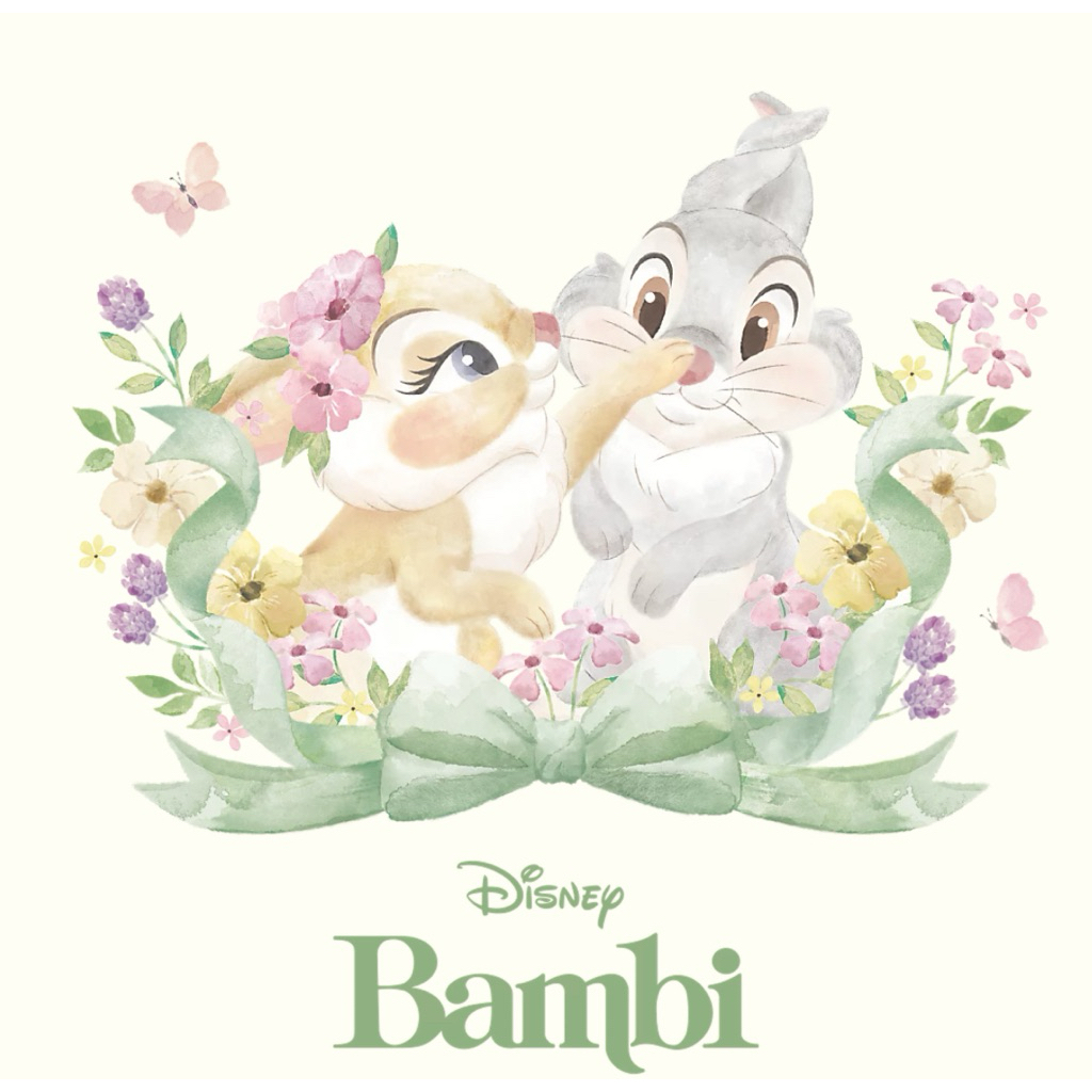 ตุ๊กตาและพวงกุญแจ Thumper&Bunny from Bambi - Spring Romance 2026 Collection - JP disney