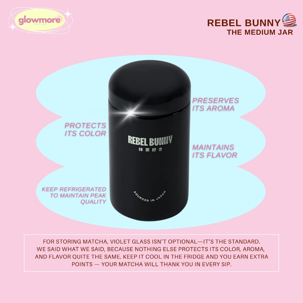 [พร้อมส่ง] Rebel Bunny Matcha - The Medium Jar