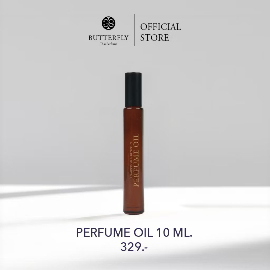 Butterfly Thai Perfume - Agarwood & Benzoin Perfume Oil 10 ml.