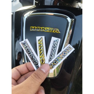 สติ๊กเกอร์ตัวนูน HONDA  โลโก้หน้ารถ | ติดชิวหน้า Giorno / Wa…