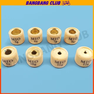 เม็ดตุ้มถ่วงน้ำหนัก 5-12g เม็ดเล็ก ใส่รถ MIO FINO NOUVO NOUVO-MX TTX ราคาต่อเม็ด ทองเหลืองเเท้ เม็ดตุ้ม มีโอ ฟีโน่
