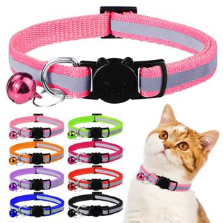 ปลอกคอสัตว์เลี้ยง สร้อยคอสัตว์เลี้ยง หมา ปลอกคอแมว มี 4สี ปร…