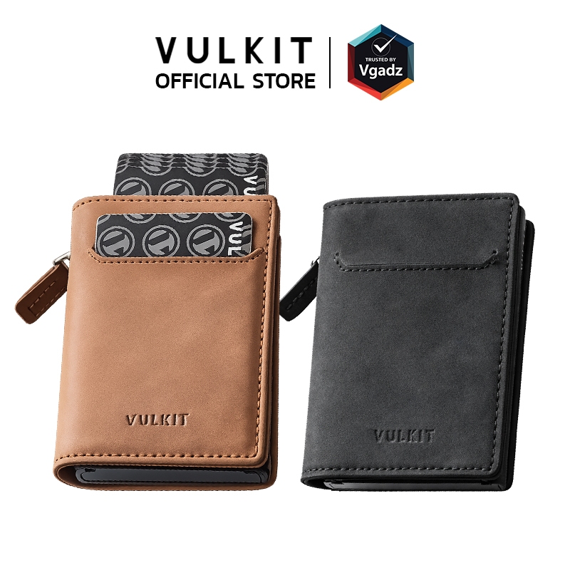 Vulkit กระเป๋าเก็บบัตร รุ่น Card Holder with Magnetic Closure (VC502)