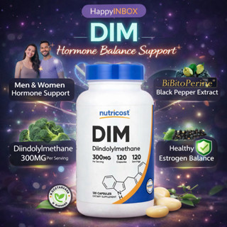 Nutricost DIM 300 mg 120 Capsules Diindolylmethane with BioP…