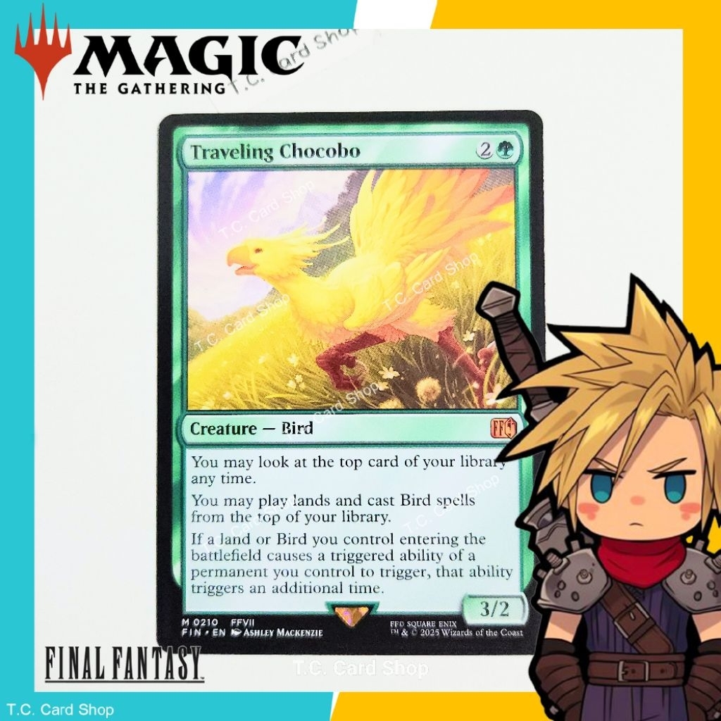 Traveling Chocobo M0210 FFVII - Final Fantasy - Magic the Gathering (MTG) (FIN)