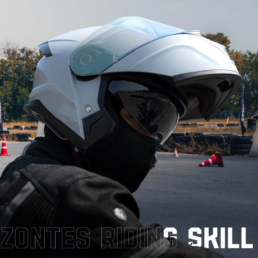 Raiden Defence 2026 หมวกกันน็อคยก แถมชิลด์ปรอท หมวกเปิดคาง Motorcycle Helmet Flip up แว่นกันแดด 2 ชั้น รูปที่ 7