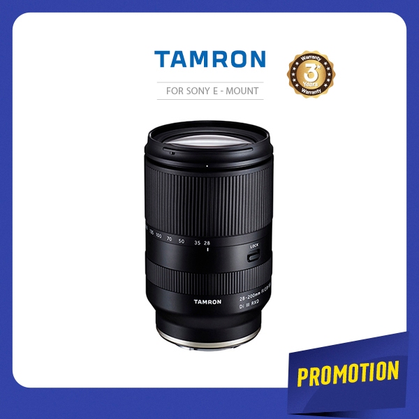 TAMRON 28-200mm F/2.8-5.6 Di III RXD (Model A071) SONY E-Mount