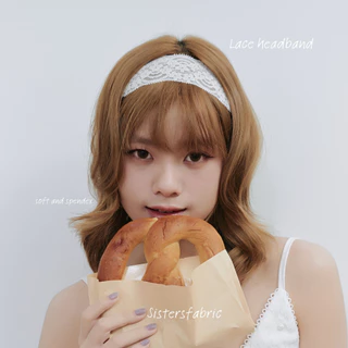 Sistersfabric - Lace headband ที่คาดผลูกไม้ยืดได้