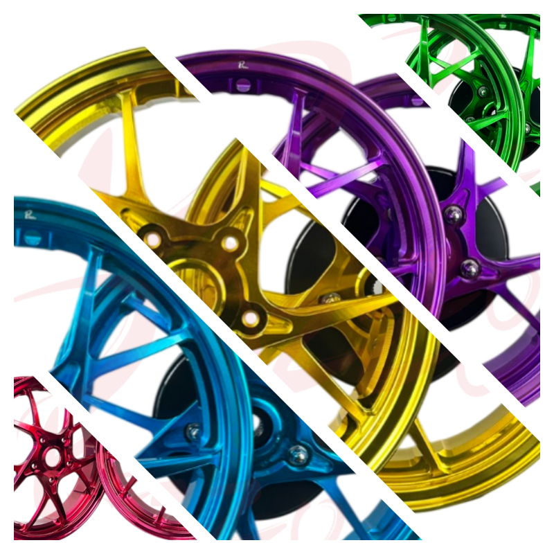ล้อแม็กเวสป้าสปิ้น/พรีมาเวร่า ลายStrada Vespa Sprint vespa primavera 125 150 ขอบ 12นิ้ว F.3.00 R.3.00(1คู่) มี6สี