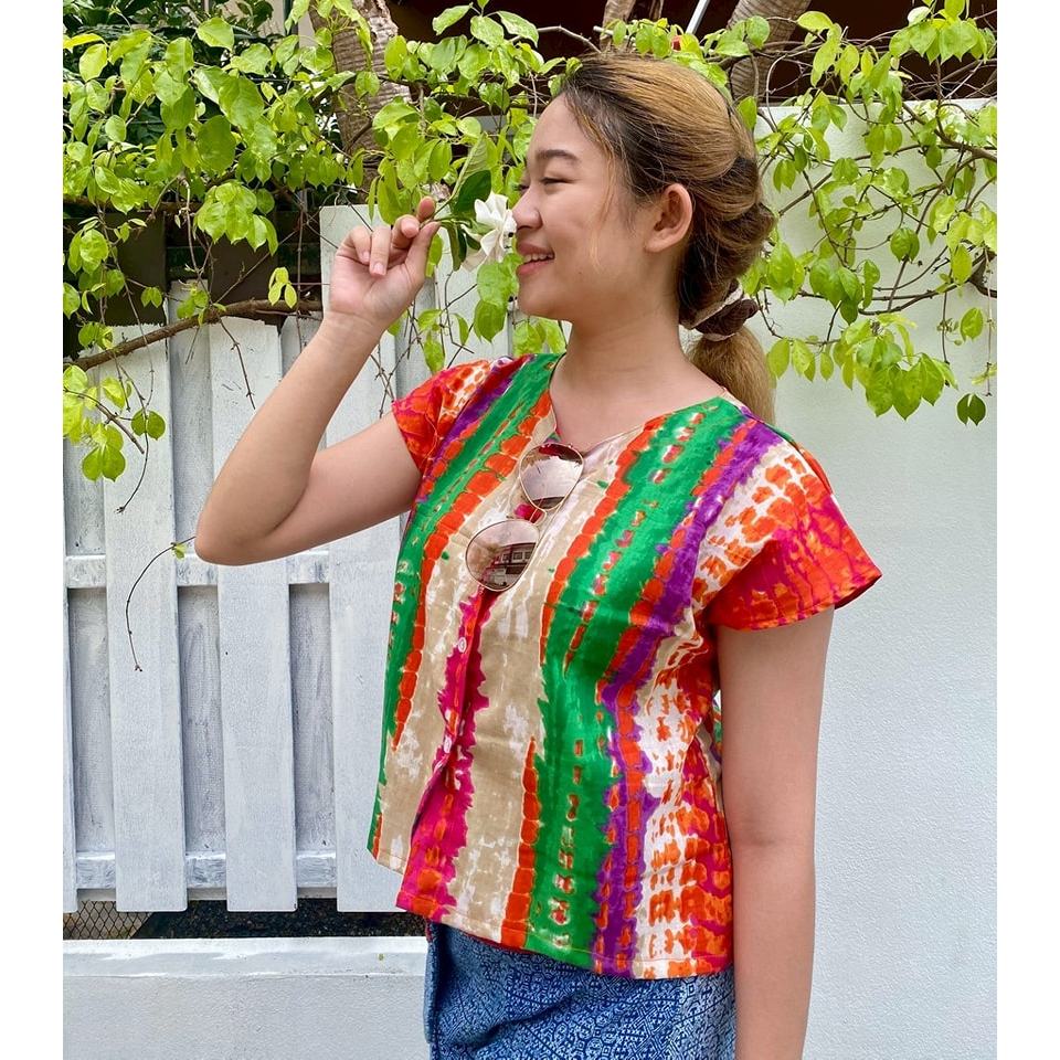 เสื้อผ้าฝ้ายอินเดีย อก 44  เนื้อผ้าเบา สบาย **เพิ่มลายใหม่ และเพิ่มสินค้าใหม่เรื่อยๆค่ะ**