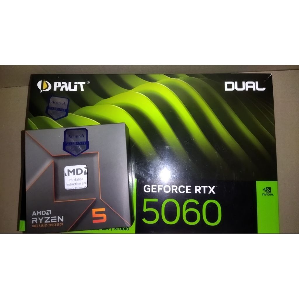 การ์ดจอ จอคอมพิวเตอร์ CPU มือสอง4060/5060 /i5 13500/ Rx 9060 xt 8gb/ R5 7500f/7600X