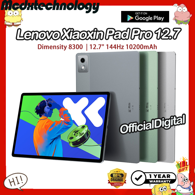 【Global rom】2025 Lenovo xiaoxin pad pro 12.7" Dimensity 8300 144Hz Lenovo xiaoxin tablet Lenovo Tab | รับประกัน 12 เดือน