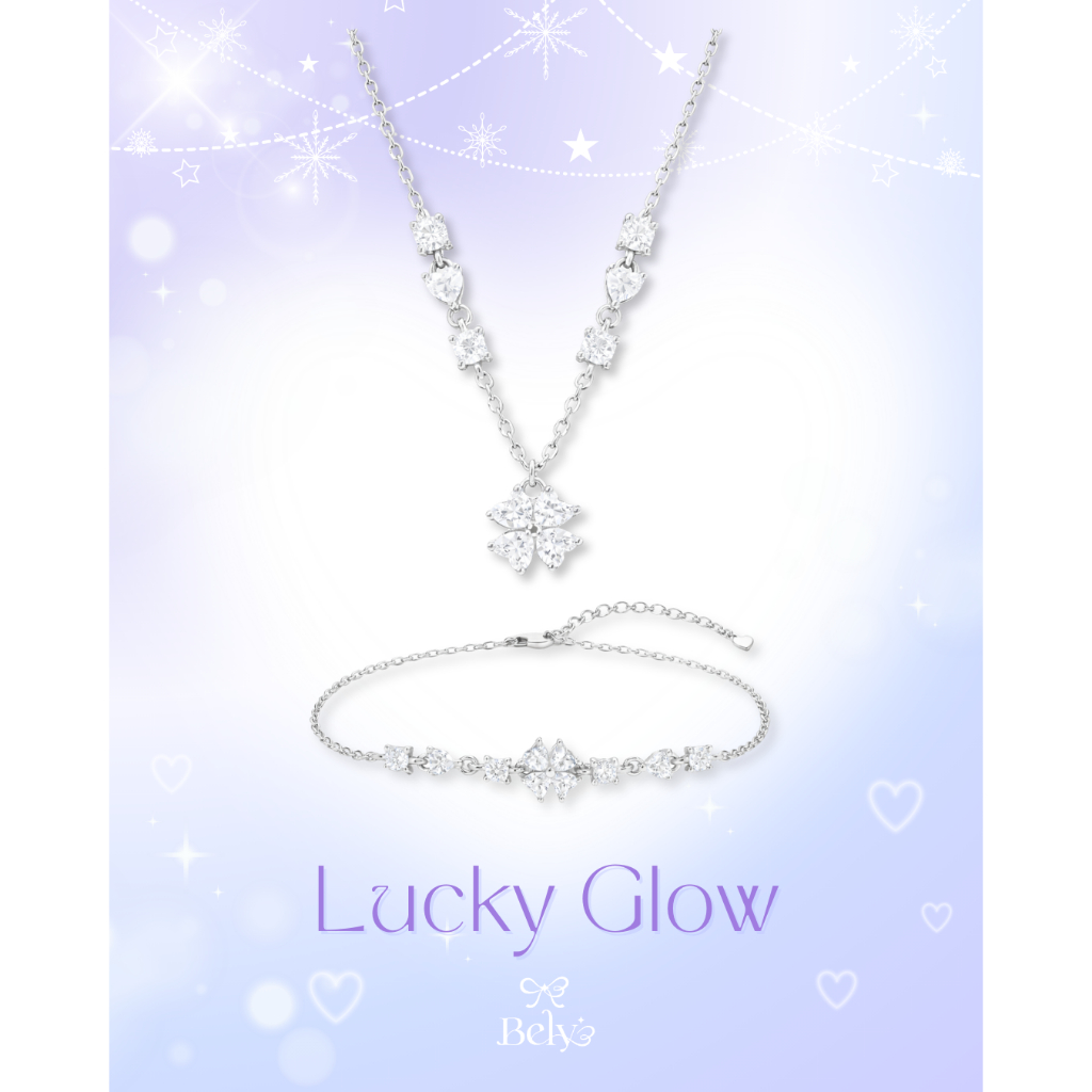 Braceletshouse 💜 เครื่องประดับเงินแท้ Lucky Glow