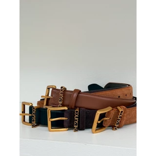THESUNCO-Sunnie Leather Belts (สินค้าTrendy-30%) เข็มขัดหนัง พร้อมอะไหล่ มีกล่อง