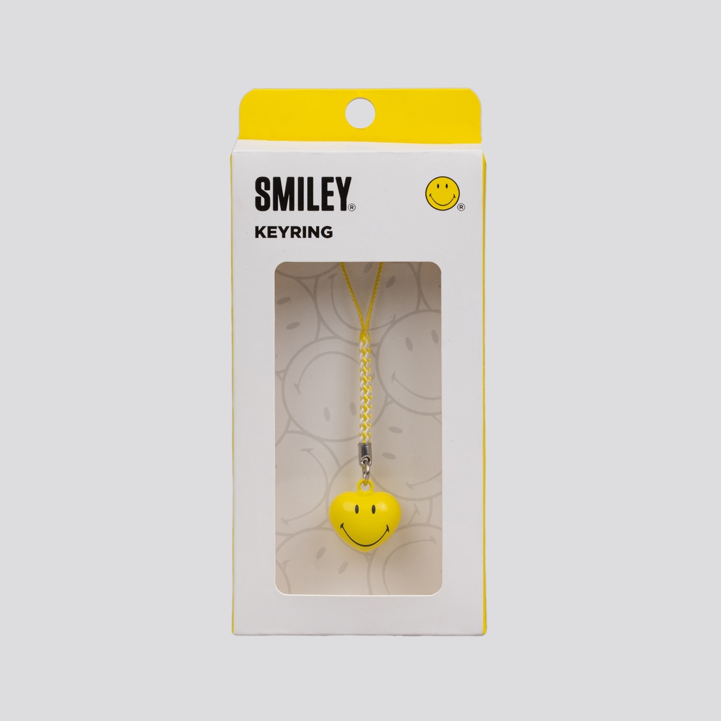 SMILEY®YELLOW ICON HEART-SHAPED BELL