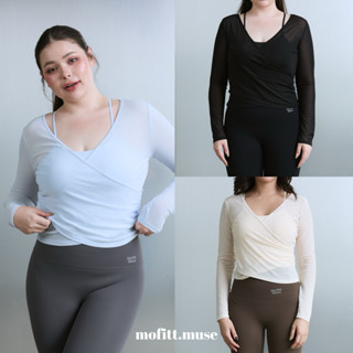 Mofitt.muse | Muse Cross Top เสื้อโยคะ พิลาทิส สปอร์ตบราสายเ…