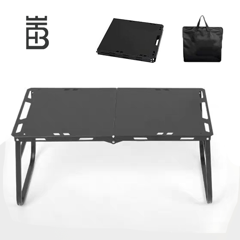 WTHB โต๊ะแคมป์ปิ้ง (ตารางยุทธวิธี) พับได้ แบบพกพา สำหรับกลางแจ้ง รับน้ำหนักดี มาพร้อมกระเป๋าเก็บของ