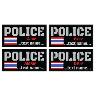 ป้ายชื่อสกรีนสะท้อนแสงธงชาติสี 