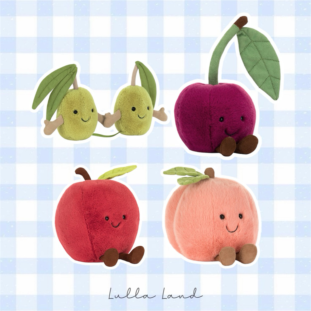 ส่งด่วน🛵💨แท้💯% Jellycat Amuseables Fruit🍎🍑🍒