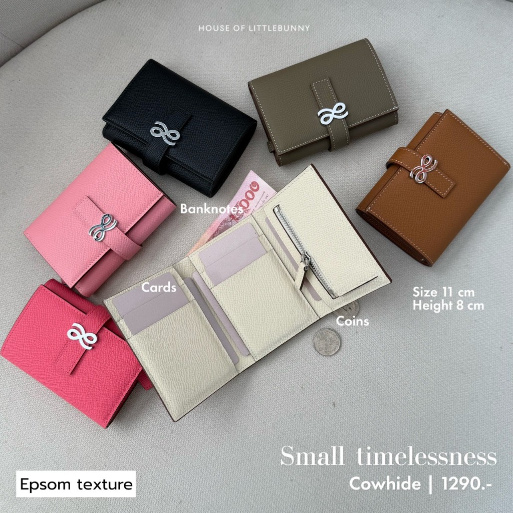 LITTLEBUNNY official  Small timeless wallet epsom (Genuine leather)