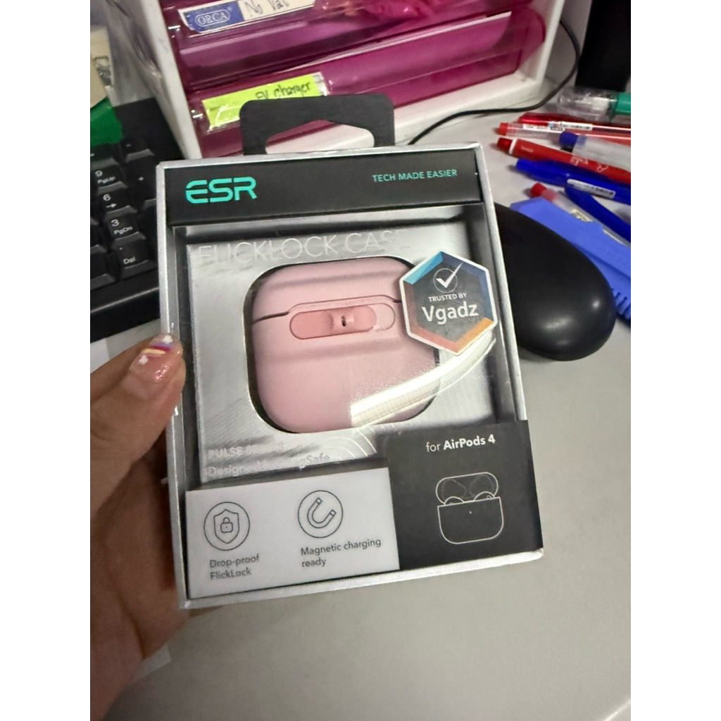 Case airpods4 ESR สีชมพู