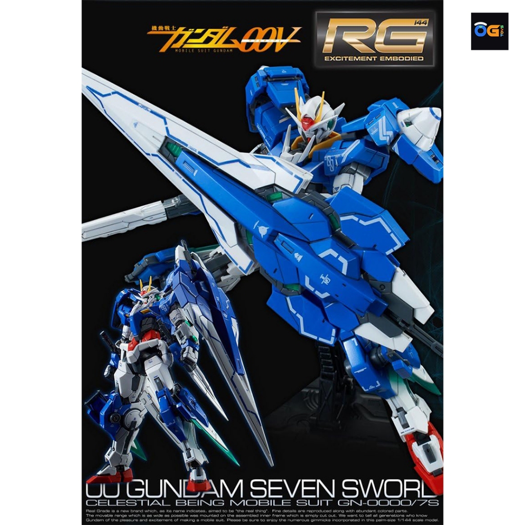 [PRE-ORDER] P-BANDAI RG 1/144 OO GUNDAM SEVEN SWORD