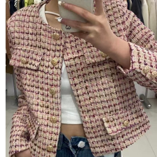 เทรนด์วันนี้ foryou ที่ดูแพง  เสื้อคลุมทวิต ตึงเอว ออกงาน แจ…