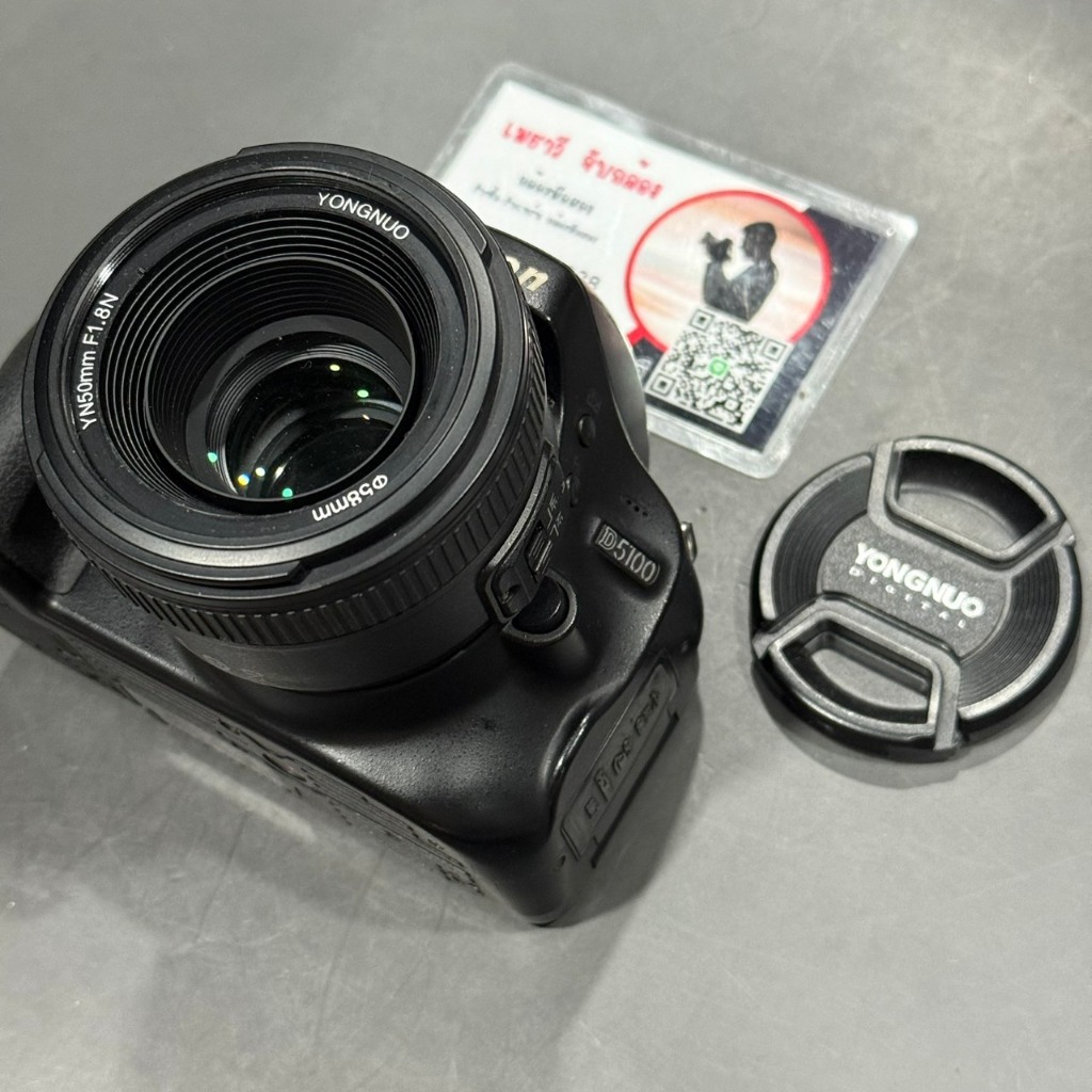 กล้อง  nikon D5100 พร้อมเลนส์ fix