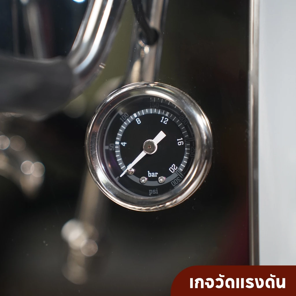 Duchess เครื่องชงกาแฟ 15 บาร์ รุ่น CM1250 เครื่องชงกาแฟสด ก้านชง 58mm ระบบ 2 หม้อต้ม (Dual Boiler) ปั๊ม ULKA อิตาลี thumbnail 4