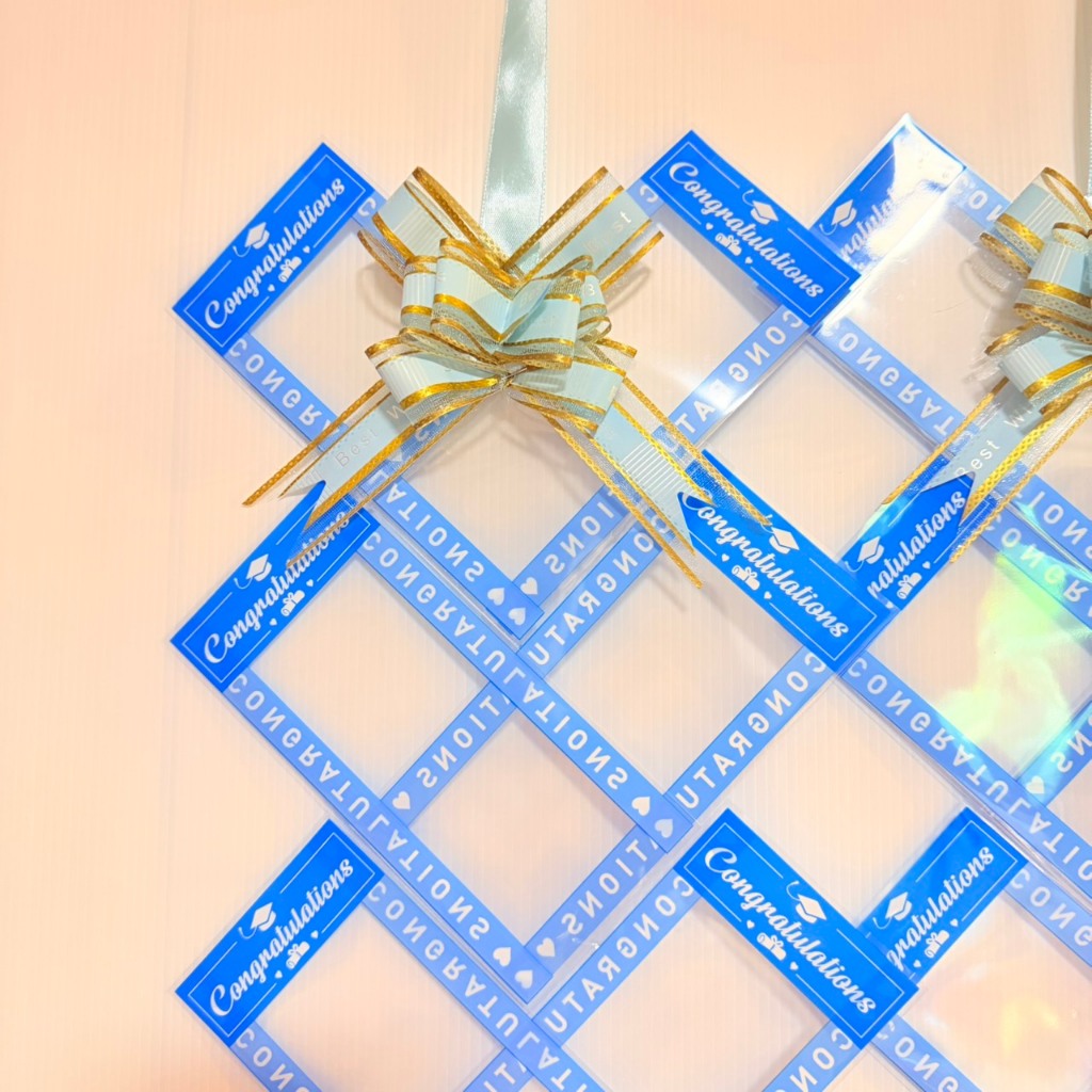 มาลัยเงิน พวงมาลัยใส่เงิน มาลัยใส่ธนบัตร รับปริญญา ปัจฉิม B