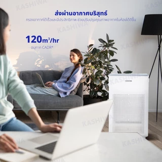 KASHIWA รุ่น IM-004 เครื่องฟอกอากาศ ฟอกอากาศ Air purifier ขนาด 45 ตรม. ไส้กรอง H12 รับประกันศูนย์
