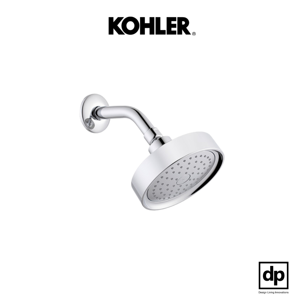 KOHLER Purist ชุดหัวฝักบัวก้านแข็ง รุ่นเพียวริส สีโครเมียม รุ่น K-98457X-AK-CP ของแท้