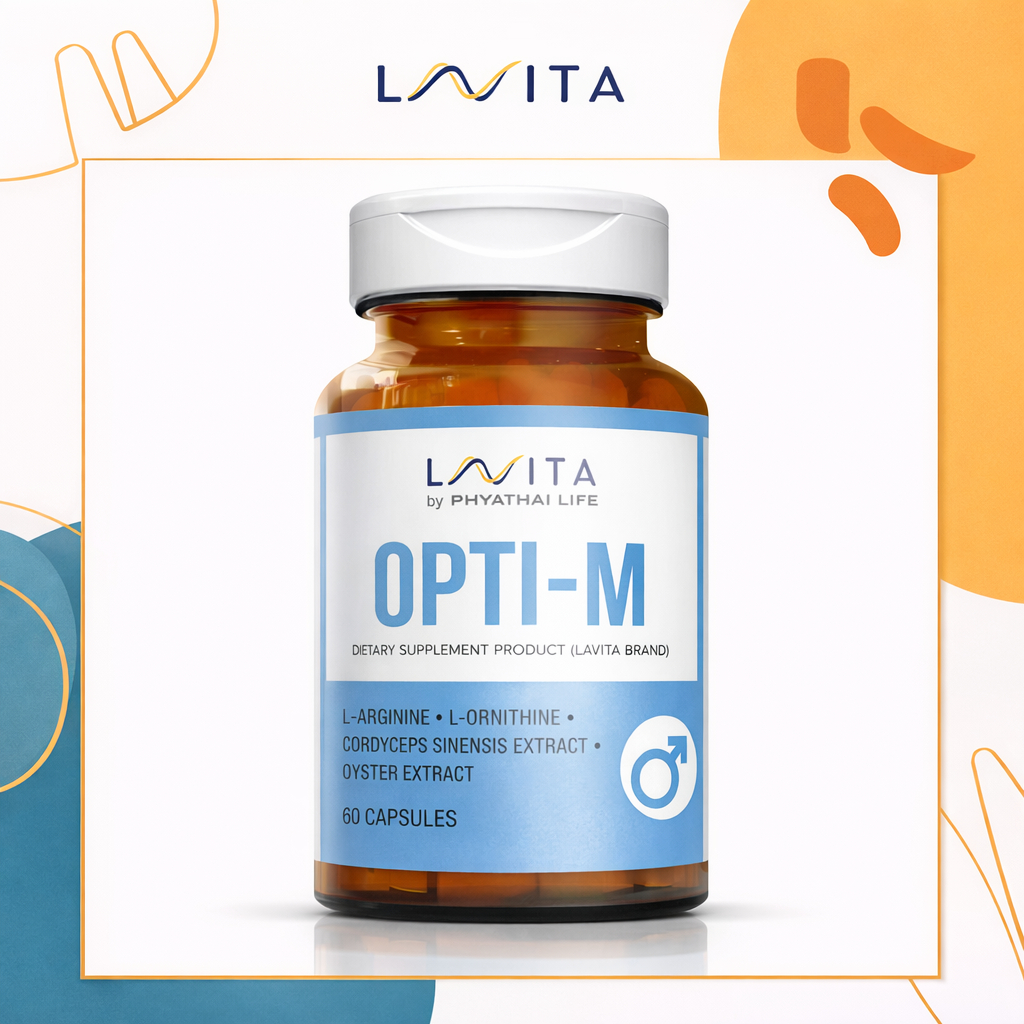 LAVITA OPTI-M ผลิตภัณฑ์เสริมอาหาร สำหรับผู้ชาย