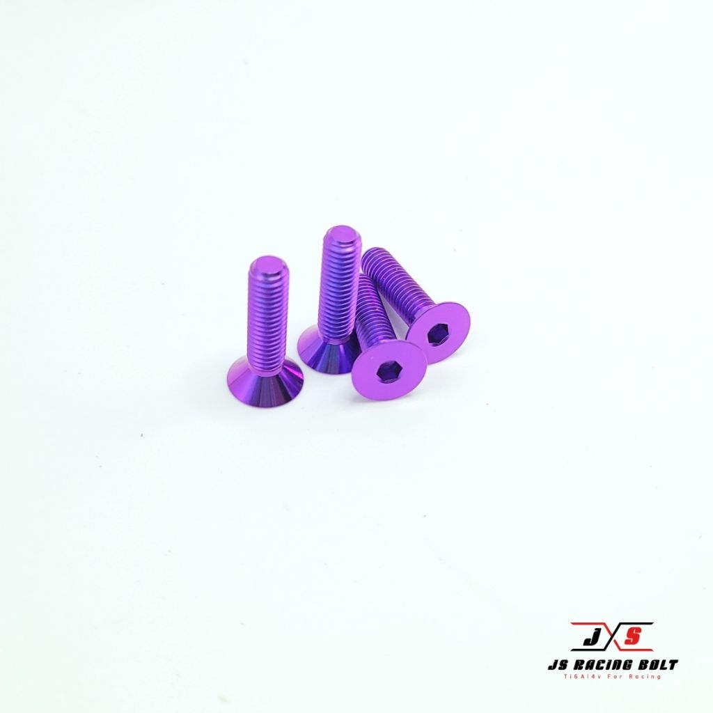 น็อตไทเทเนียมแท้ หัวเทเปอร์ M5x10-30 (ราคาต่อ1ตัว)