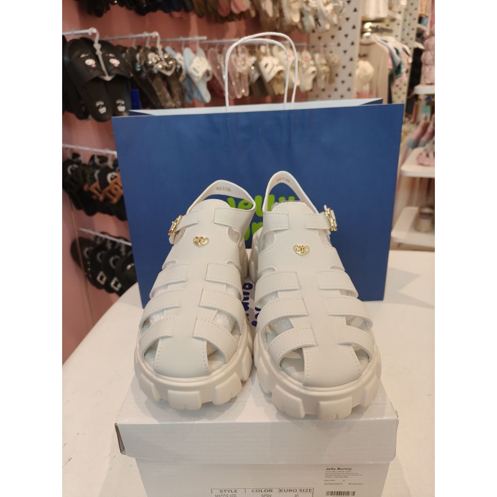 รองเท้ารัดส้น MAGEI JAYDAN แบนด์ Jelly bunny