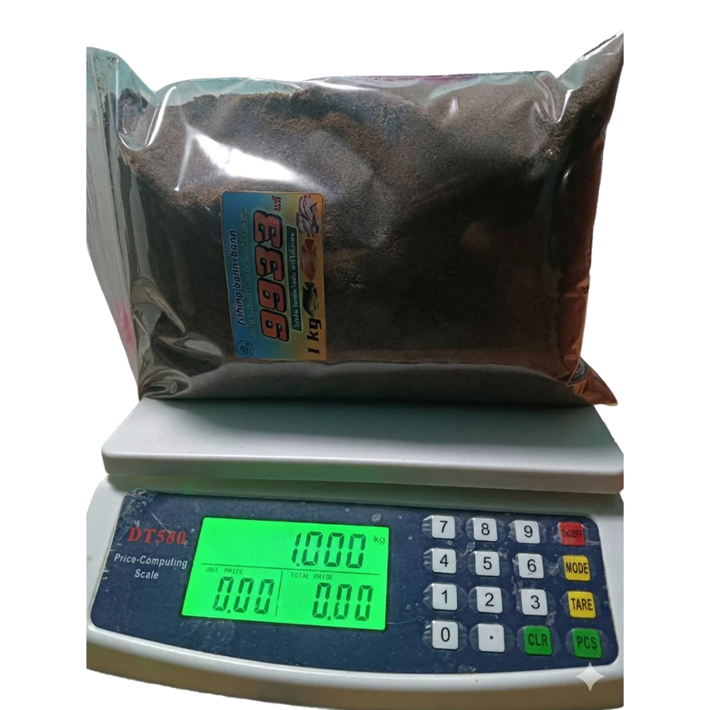 🐟อาหารปลากินพืช 9933 บดละเอียด CP แท้100% ไม่ผสม หัวเชื้อตกปลา โปรตีนสูง  แพ็ก 1 kg เต็ม ใช้เป็นเหยื่อตกปลาเกล็ดทุกชนิด thumbnail 7