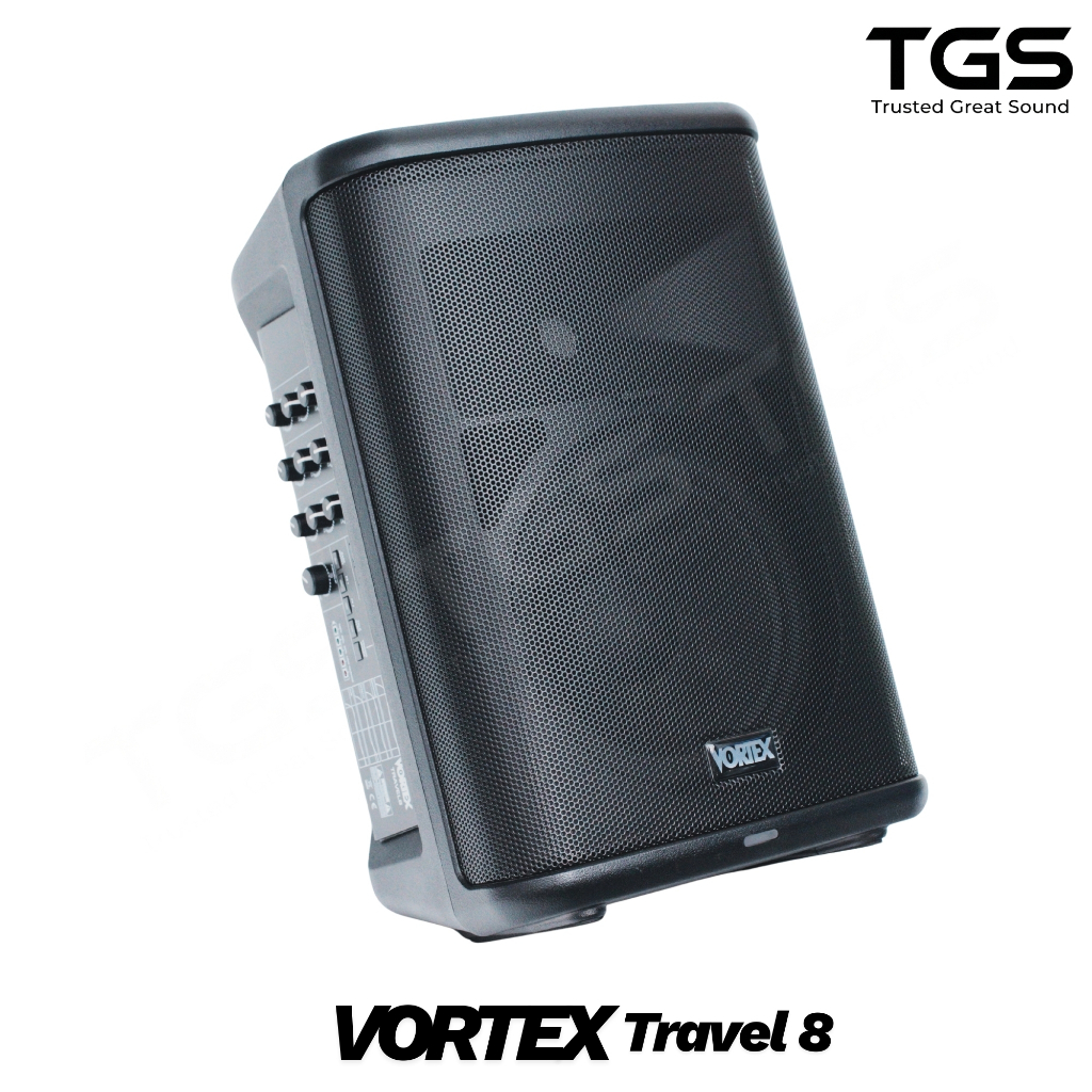 Vortex Travel 8 ตู้ลำโพง active มีแบตในตัว ขนาดพกพาสะดวก ใช้งานอเนกประสงค์