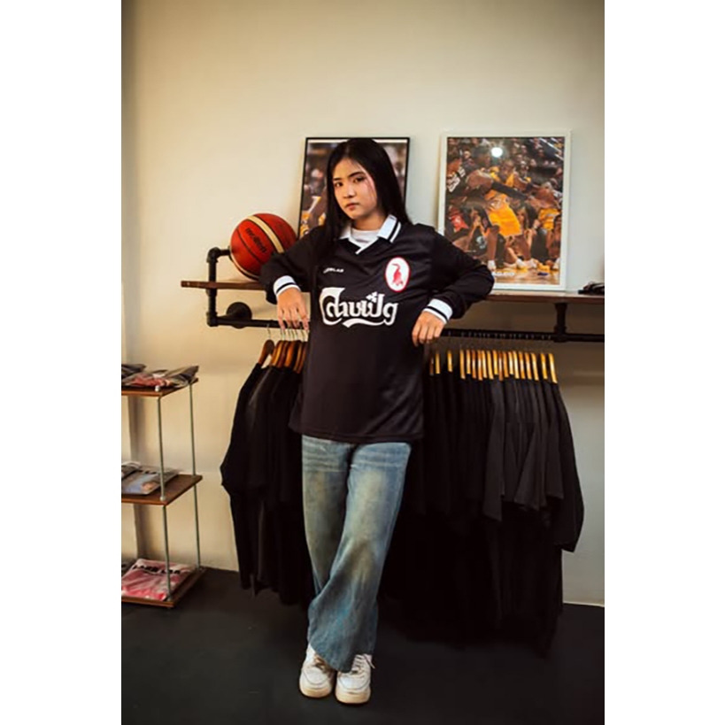 LARBPED BLACK LONG JERSEY