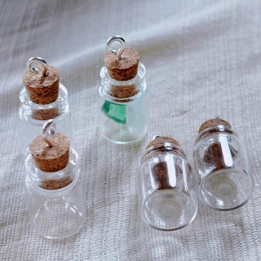 พร้อมส่งในไทย❗️ขวดแก้วจิ๋วจุกเจาะสกรู พร้อม DIY 💕ขนาด 1 ml thumbnail 3
