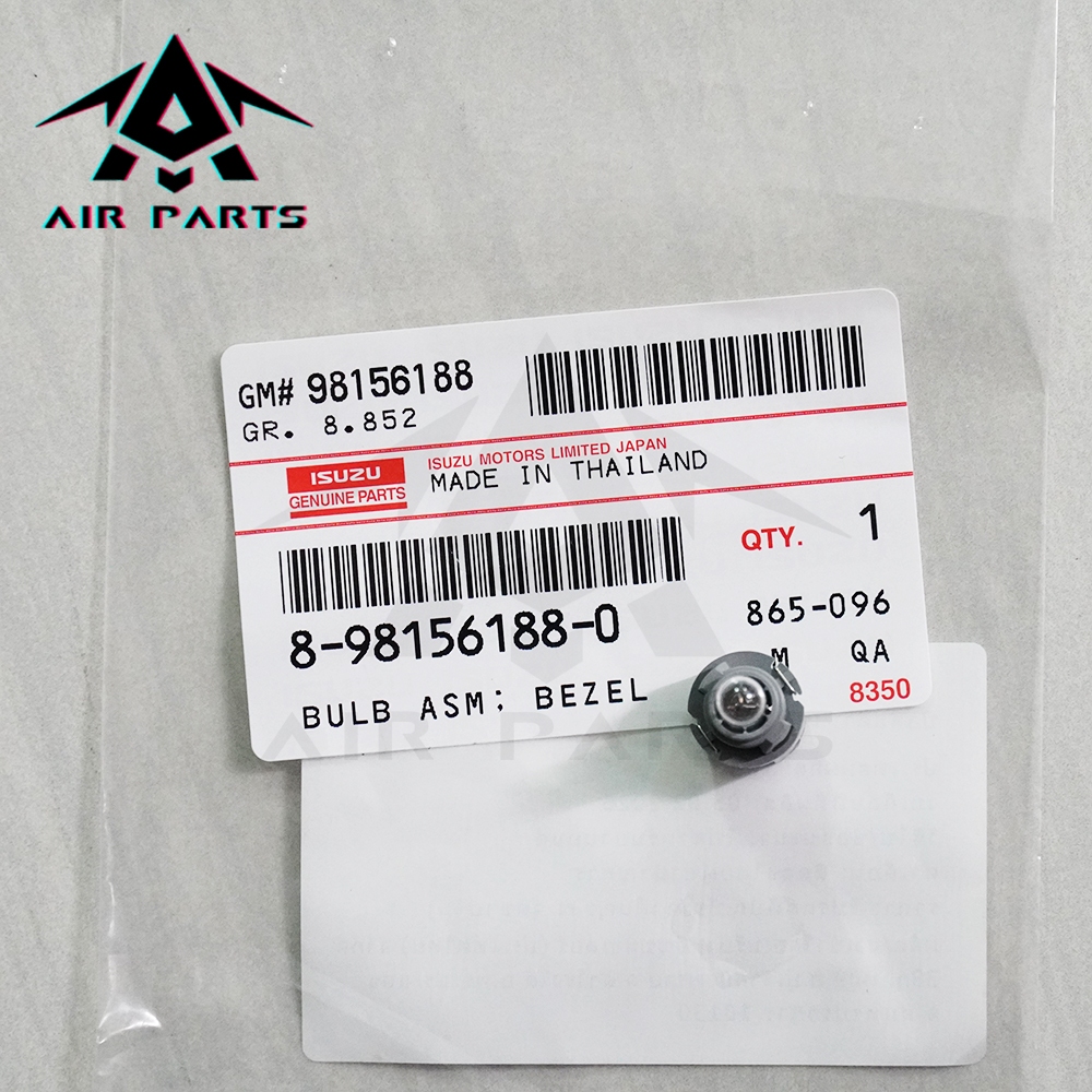 (แท้ศูนย์)หลอดไฟสวิตซ์แอร์ ISUZU D-MAX ALL NEW,MU-X ปี12-19 รหัสแท้.8-98156188-0