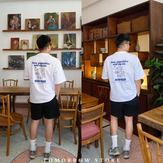 TOMORROW- เสื้อOVERSIZE/Premium-Stay Pawsitive