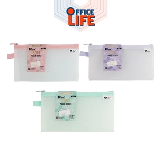 E-File (อี-ไฟล์) กระเป๋าซอฟท์ กระเป๋าดินสอ SOFT POUCH SERIES รุ่น CPK96 / CPK97 / CPK98 ( 1 ใบ คละสี )