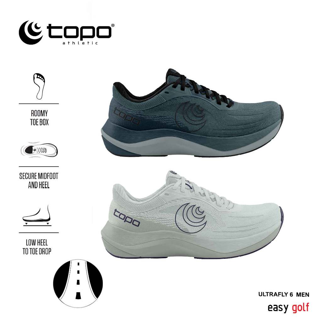TOPO ATHLETIC ROAD ULTRAFLY 6 MEN'S RUNNING SHOES รองเท้ากีฬา วิ่งถนนผู้ชาย